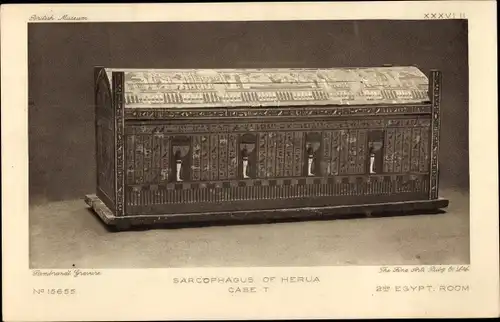 Ak Sarcophagus of Herua, Egypt Room