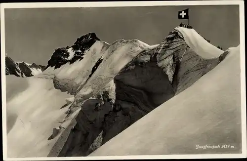 Ak Kanton Bern, Jungfraujoch, Bergpanorama