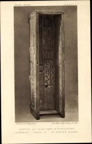 Ak Coffin of Kua-Tep a physician, Egypt Room