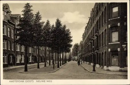 Ak Amsterdam Nordholland Niederlande, Nieuwe Weg