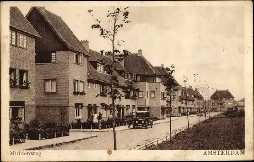 Ak Amsterdam Nordholland Niederlande, Middenweg