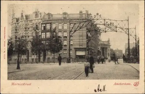 Ak Amsterdam Nordholland Niederlande, Marnixstraat