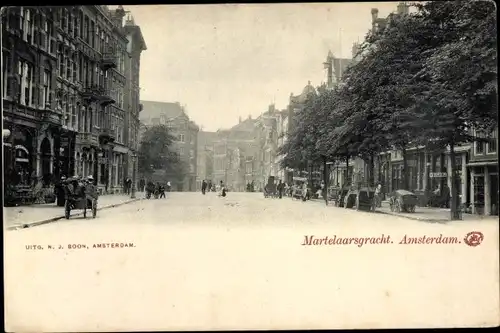 Ak Amsterdam Nordholland Niederlande, Martelaarsgracht