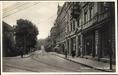 Ak Pforzheim im Schwarzwald, Dillsteiner Straße