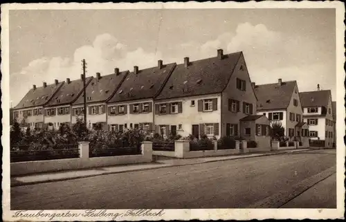 Ak Fellbach in Baden Württemberg, Traubengarten Siedlung