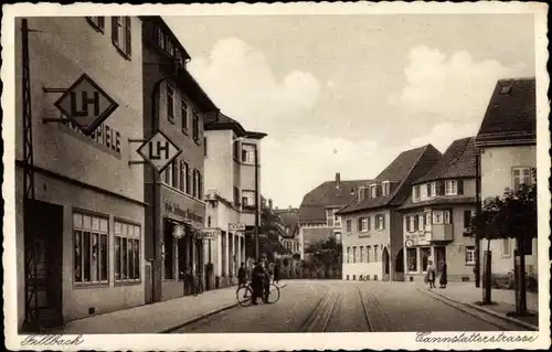 Ak Fellbach in Baden Württemberg, Cannstatter Straße, LH Lichtspiele
