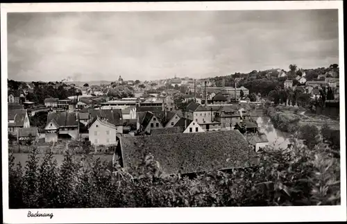 Ak Backnang in Württemberg, Blick über den Ort