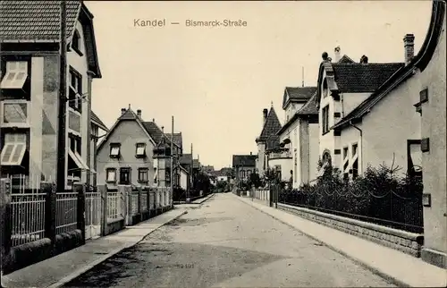 Ak Kandel in der Pfalz Bienwald, Bismarck Straße