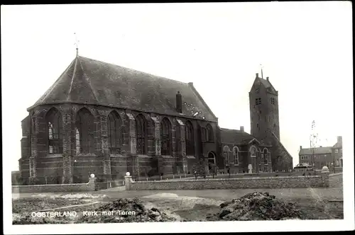 Ak Oosterland Zeeland, Kerk met Toren