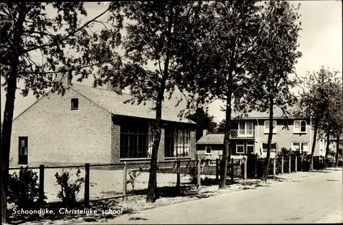 Ak Schoondijke Sluis Zeeland Niederlande, Christelijke school