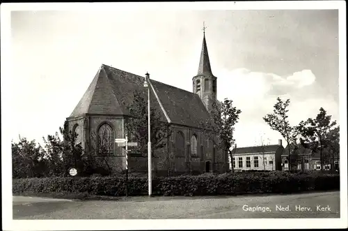 Ak Gapinge Walcheren Zeeland, Ned. Herv. Kerk