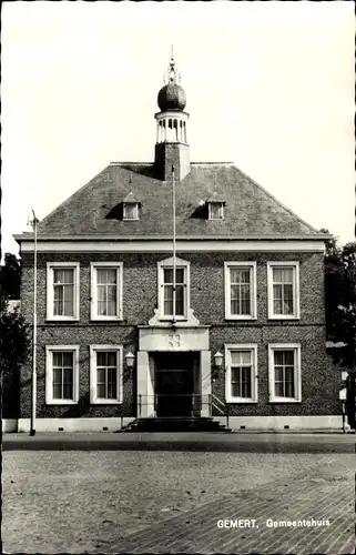 Ak Gemert Bakel Nordbrabant Niederlande, Gemeentehuis