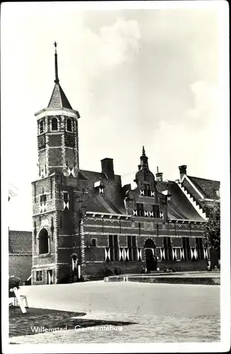 Ak Willemstad Nordbrabant Niederlande, Gemeentehuis
