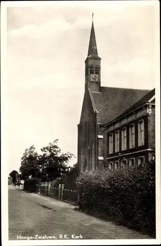 Ak Hooge Zwaluwe Nordbrabant, R. K. Kerk