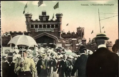 Ak Oostende Ostende Westflandern, L'Hippodrome Wellington