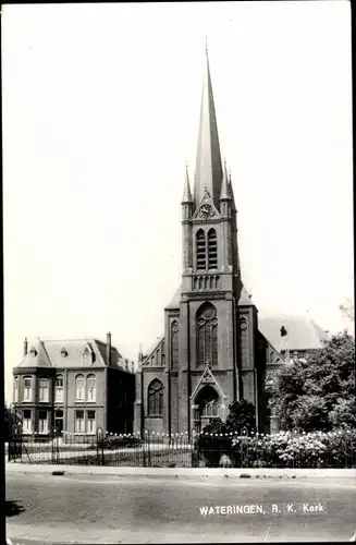 Ak Wateringen Südholland, R. K. Kerk