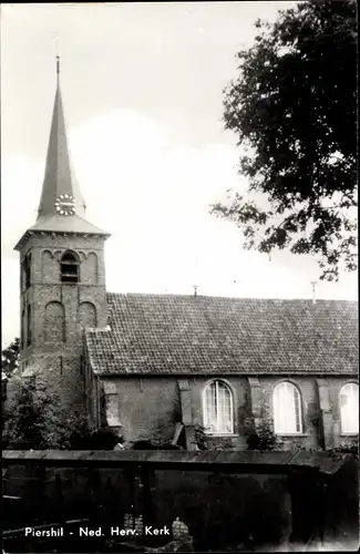 Ak Piershil Südholland, Ned. Herv. Kerk