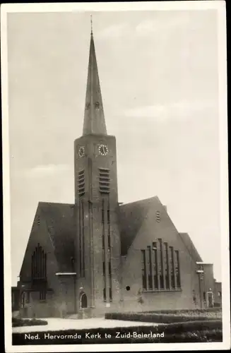 Ak Oud Beierland Beijerland Südholland, Ned. Hervormde Kerk