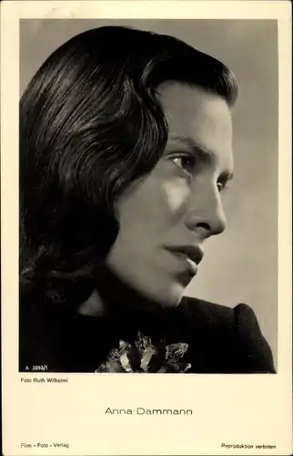 Ak Schauspielerin Anna Dammann, Portrait