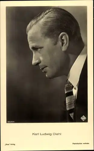 Ak Schauspieler Karl Ludwig Diehl, Ross 9537 / 1