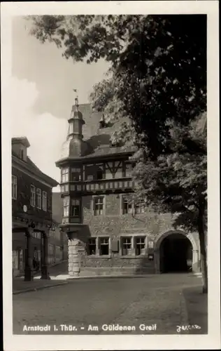 Ak Arnstadt in Thüringen, Am Güldenen Greif