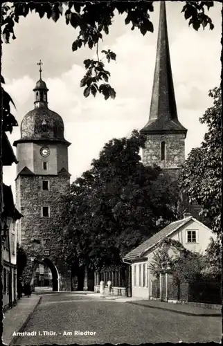 Ak Arnstadt in Thüringen, Am Riedtor