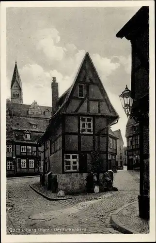 Ak Quedlinburg im Harz, der Finkenherd