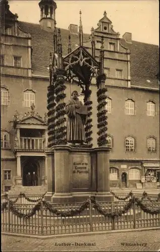 Ak Lutherstadt Wittenberg, Luther-Denkmal