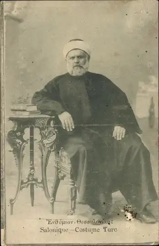 Ak Salonique, Costume Turc, Türkische Tracht