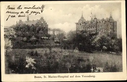 Ak Bonn, St. Marien-Hospital auf dem Venusberg