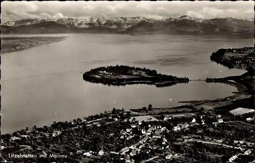 Ak Litzelstetten Konstanz am Bodensee, Panorama mit Mainau