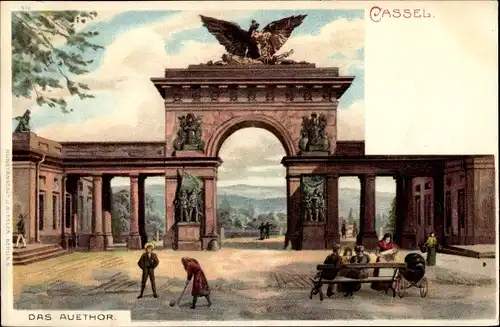 Litho Kassel in Hessen, Auetor, Straßenansicht