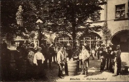 Ak München Bayern, Hofbräuhaus, Gäste