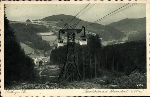 Ak Freiburg im Breisgau, Schwebebahn a. d. Schauinsland