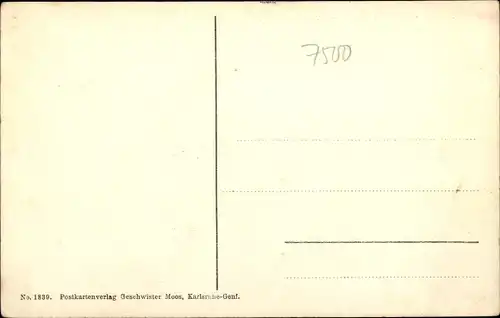 Ak Karlsruhe in Baden, Lauterberg mit Schwarzwaldhaus