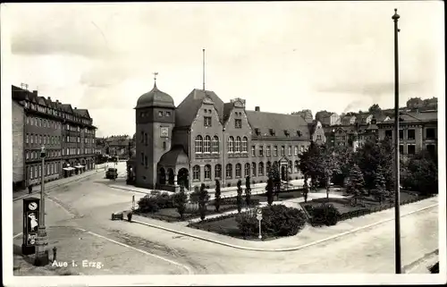 Ak Aue im Erzgebirge Sachsen, Ernst Gessner Platz, Persil Reklameschild