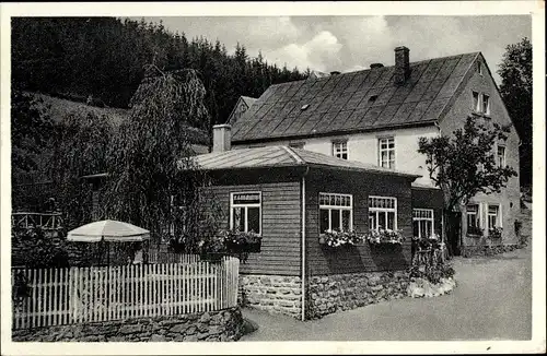 Ak Großrückerswalde im Erzgebirge, Schindelbachmühle