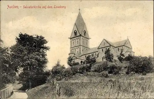 Ak Aachen in Nordrhein Westfalen, Salvatorkirche auf dem Lousberg