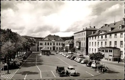 Ak Arnsberg im Hochsauerlandkreis, Neumarkt, Rathaus, Hotel Husemann