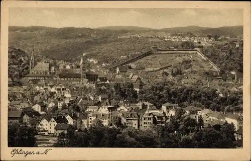 Ak Esslingen am Neckar Baden Württemberg, Blick auf den Ort mit Umgebung