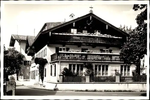 Ak Oberammergau Oberbayern, Haus Hugo Rutz, Schnitzlerstraße 9