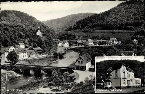 Ak Brück Ahrbrück an der Ahr, Panorama, Weidenbacher Hof