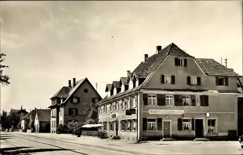 Ak Appenweier in Baden Schwarzwald, Hotel Zum Schwarzen Adler