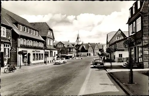 Ak Winterberg im Sauerland, Straßenpartie