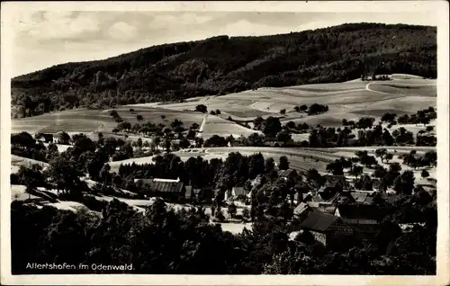 Ak Allertshofen Modautal im Odenwald, Panorama vom Ort