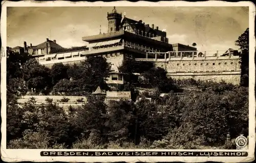 Ak Dresden Weißer Hirsch, Luisenhof, Hahn 4267