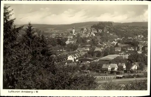 Ak Arnsberg im Sauerland Westfalen, Panorama vom Ort