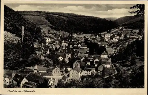 Ak Elmstein in der Pfalz, Panorama vom Ort