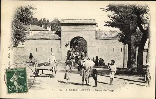 Ak Sidi Bel Abbes Algerien, Porte de Daga