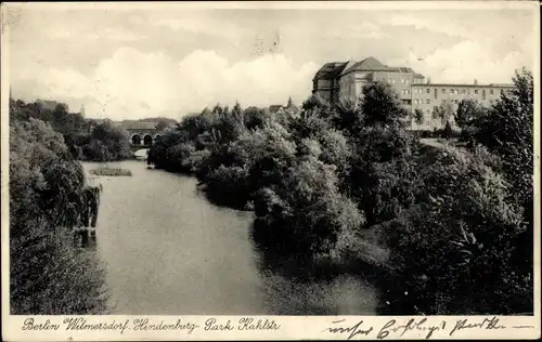 Ak Berlin Wilmersdorf, Hindenburg-Park Kahlstraße